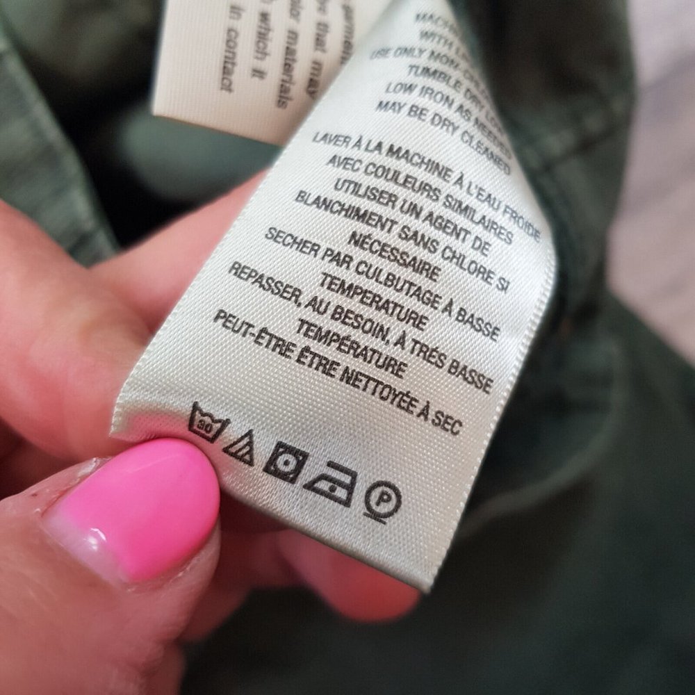 Free People Jayde Corduroy Flare Jeans 27 UK 8 Green High Rise We The Free BN - Picture 10 of 12